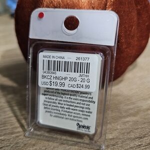 Pierced Nation Titanium Hinged Hoop Earrings